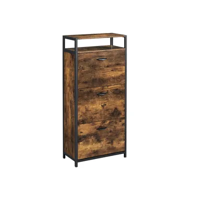 Obrázek produktu pro In And OutdoorSkříňky Ulreich - Industriální - Konzolový stolek - Stolek do chodby - Přístavný stolek - 60x30x130cm