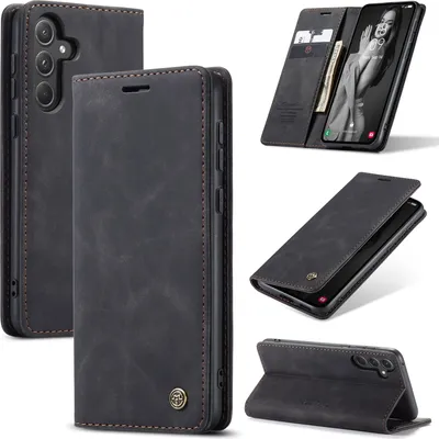 Produktbild von Klapphülle für Samsung Galaxy A55 5G (Case Me) - Schwarz