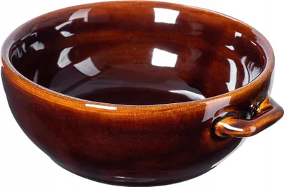 Obrázok produktu pre Kameninová miska – miska na polievku/müsli – objem 700 ml – hnedá