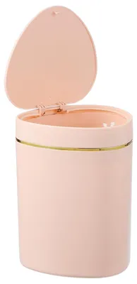 Produktbild von Mini-Mülleimer mit Deckel, 22 Liter, rosa, für Büro und Haushalt