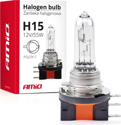 Produktbild von Halogenlampe H15 12V 55W für Autos AMIO-01490 Frontbeleuchtung