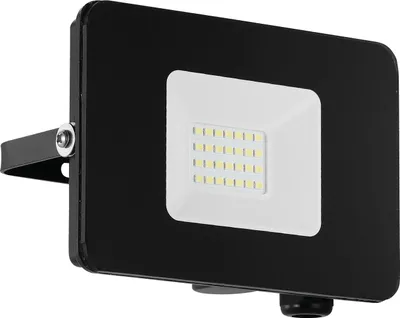 Produktbild von EGLO LED Außen-Strahler Faedo 3, 1 flammige Außenleuchte, Wandstrahler aus Alu, Farbe: Weiß, Glas: klar, 20 Watt, IP65