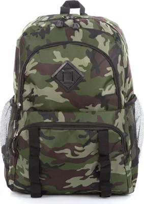 Produktbild von Bag Street Herren Leicht Sport Rucksack Wanderrucksack Geräumiger Schwarz Flecktarn
