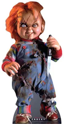Produktbild von Halloween Pappaufsteller Scarred Chucky