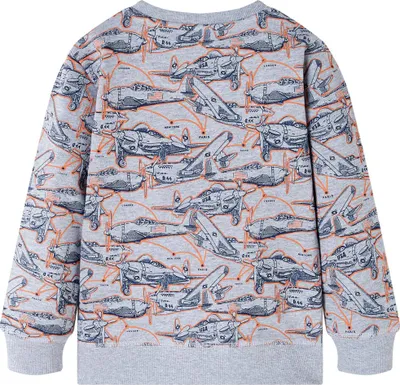 Produktbild von vidaXL Kinder-Sweatshirt Grau Melange 116