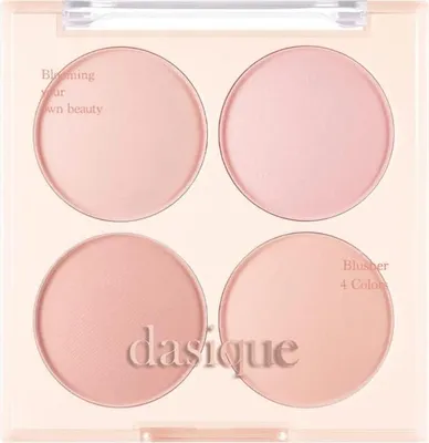 Obrázok produktu pre Dasique Blending Mood Cheek #09 Almond Vanilla 16,8 g - paleta béžovo-broskyňových líceniek