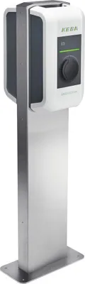 Produktbild von KEBA Pedestal f.two wallboxes 90.786 stainless steel