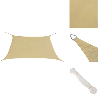 Obrázok produktu pre vidaXL Markíza Oxford Square 3,6 x 3,6 m béžová - Slnečníky a tienidlá