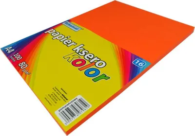 Image de Papier À Copier Diagramme A4 100 K, Couleur 16 9610, Orange