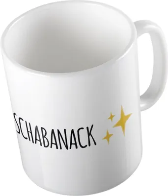 Produktbild von Huuraa Kaffeetasse Schabanack Emoji Geschenk Tasse Weiß 330ml Schabanack Emoji Präsent