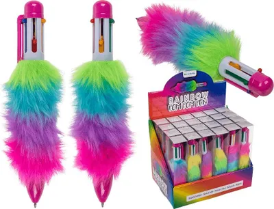 Produktbild von OOTB Kugelschreiber Plush Rainbow