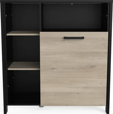 Produktbild von Mikrowellenschrank Chili | 95,7 x 39,8 x 101,2 cm | Schwarz