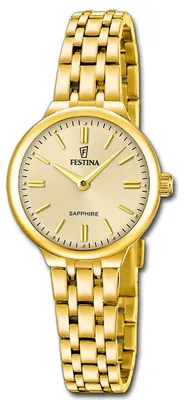 Produktbild von Festina Damenuhr Mademoiselle Armbanduhr Edelstahl gold D3UF20745/2