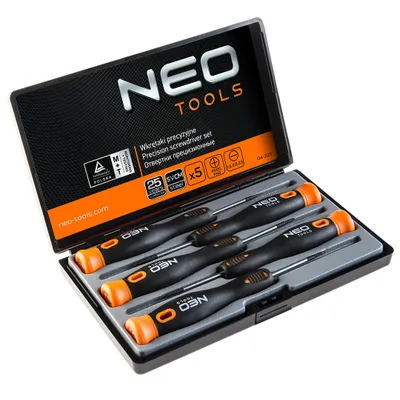 Immagine prodotto di NEO TOOLS Cacciaviti di precisione, set di 5 pezzi, SvCm