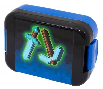 Produktbild von AquaPure BLUE PIXEL Kunststoff-Snackbox, 511025004