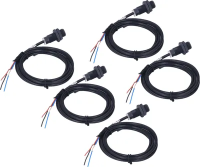 Obrázek produktu pro 5 ks Hallův snímač NPN normálně otevřený 10mm Snímač Hallova jevu Snímač přiblížení DC 5?30V