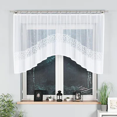 Immagine prodotto di MARKIZETA DANIELA Tenda jacquard finita, larghezza 300 x altezza 110 cm, colore 001 bianco 017788/FBL/001/300110/1
