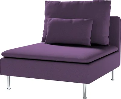 Produktbild von Dekoria Bezug für Söderhamn Sitzelement 1, violett, Bezug für Sitzelement 1