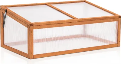 Produktbild von MCombo Frühbeet Gewächshaus Treibhaus Frühbeetkasten Aufsatz Pflanzenbeet Holz 0698