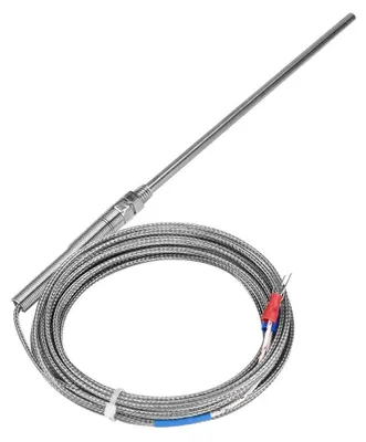 Typ K Thermoelement-Sonde M8, 0-400 °C, 5 m Kabel