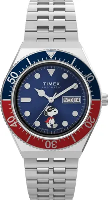 Produktbild von Timex Automatikuhr Herren Peanuts® x Timex M79 Silber TW2W475007U