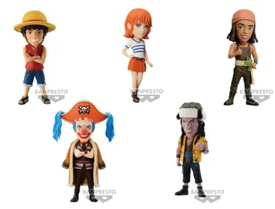 Immagine prodotto di One Piece Netflix - Pack De Statuette One Piece Netflix WCF Vol.1 - Banpresto