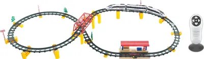 Immagine prodotto di Treno RC telecomandato WIKY con set di binari 146x64 cm