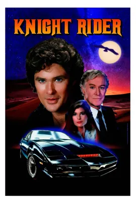 Produktbild von Spreadshirt Knight Rider Cinematic Poster Poster 20x30 cm, One size, Weiß