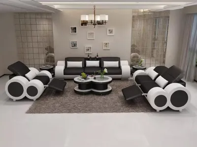 Produktbild von Wohnlandschaft Designer Sofa Sofagarnitur 321 Sitzer Ecksofa Polster Garnitur