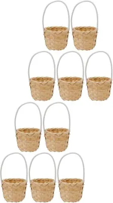 Produktbild von Famanu Aufbewahrungskorb aus Rattan - Set von 10 Stück