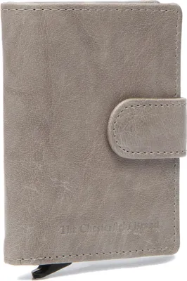 Produktbild von The Chesterfield Brand Antique Buff Crumbled RFID Safe Leder Geldbörse Praque 08 hellgrau