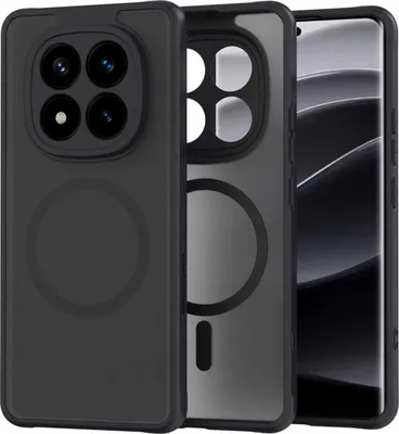 Image de Étui magnétique MagSafe SPACECASE Hybrid Mag pour Redmi Note 14 Pro+ 5G Noir