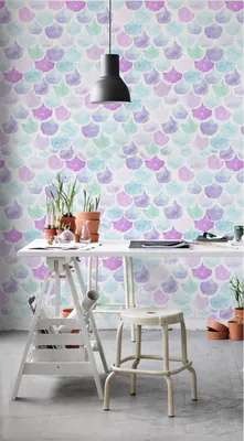 Produktbild von Coloray Fototapete 152x104 cm Vlies-Fototapete - Jakobsmuschel minimalistisch