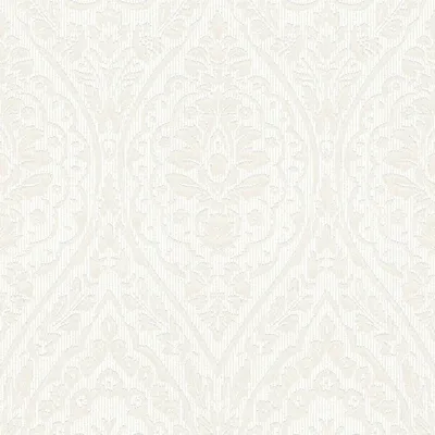 Immagine prodotto di Carta da parati tessile ornamentale Profhome 961954-GU goffrata opaca bianco crema 5,33 m2