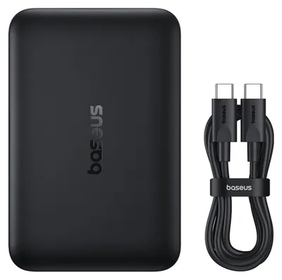 Obrázok produktu pre Externá batéria 10000 mAh Baseus EnerFill FM11 Ultra, 22.5W, bezdrôtové nabíjanie 15W, USB-C, USB-C kábel v balení, čierna