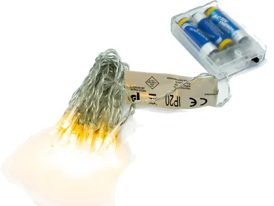 Produktbild von LED Lichterkette Weihnachten Warmweiß 20 LEDs Batterie betrieben SMD