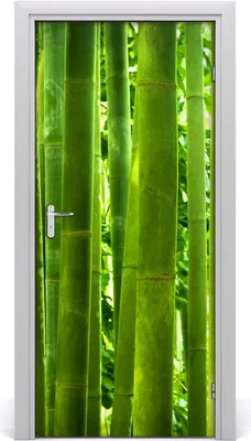 Produktbild von Tulup Türaufkleber 95x205 cm Dekorative Aufkleber Selbstklebend Wasserdichte Tapete Abnehmbar Schlafzimmer Wohnzimmer Wohnkultur - Bambus
