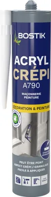 Obrázek produktu pro BOSTIK Acryl Crepi akrylový tmel - granulovaný vzhled pro spáry s trhlinami - 310 ml kartuše - 30612719