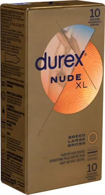 Produktbild von Durex Kondome Nude XL - 10 Stück