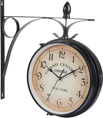 Produktbild von Vintage-Wanduhr, dekorative Vintage-Quarzuhr mit Batteriebetrieb, geeignet für Küche, Büro, Klassenzimmer, Schlafzimmer, Wohnzimmerecke (12 Zoll).