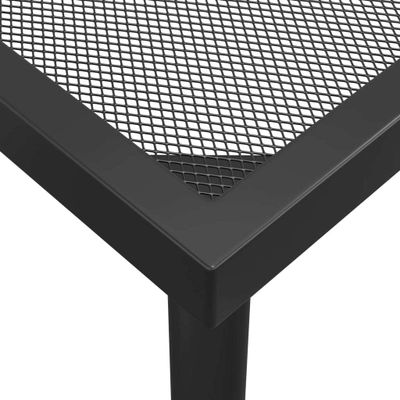 vidaXL Gartentisch Anthrazit 165x80x72 cm Stahlgitter