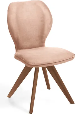 Produktbild von Niehoff Sitzmöbel Colorado Trend-Line Design-Stuhl Wild-Nussbaum/Polyester - 180° drehbar