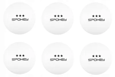 Image de Spokey SPECIAL *** Balles de ping-pong, 6 pièces, blanches