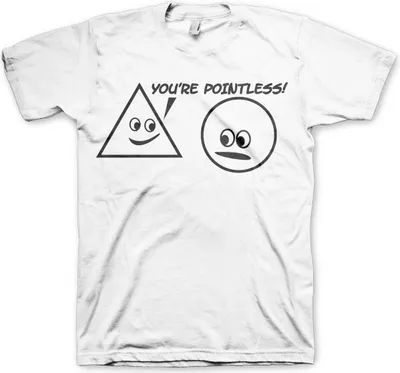 Produktbild von Youre Pointless T-Shirt - X-Large - White