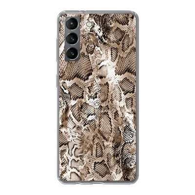 Produktbild von MuchoWow® Handyhülle Schutzhülle Hülle für Samsung Galaxy S21 Tiermuster - Schlange - Haut Silikon Softcase Handy Hülle - Softcase
