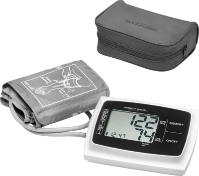 Produktbild von ProfiCare PC-BMG 3019 Oberarm Blutdruckmessgerät, vollautomatische Blutdruck-und Pulsmessung, großes LCD-Display und Bedientasten