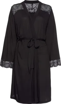 Produktbild von LASCANA Kimono schwarz Größe 44/46