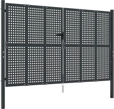 Produktbild von vidaXL Gartentor Anthrazit 300x200 cm Stahl