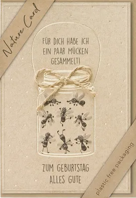 Produktbild von BSB 69-3024-2 Glückwunschkarte Geldgeschenk Nature Card - inkl. Umschlag