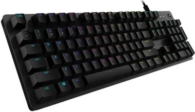 Obrázek produktu pro Herní klávesnice Logitech G512, spínače GX Brown, AZERTY, mechanická, podsvícení, kabelová, černá